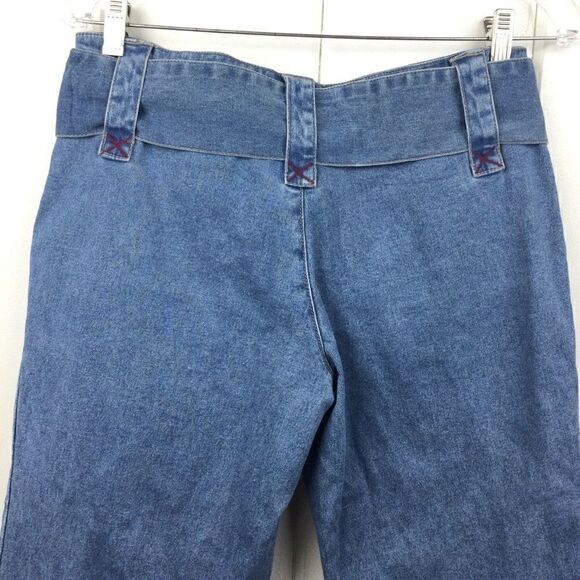 Juke Box Denim Capris Wide‎ Leg Bohemian Capris Blue Jeans, Size - 5/6 - Picture 8 of 8